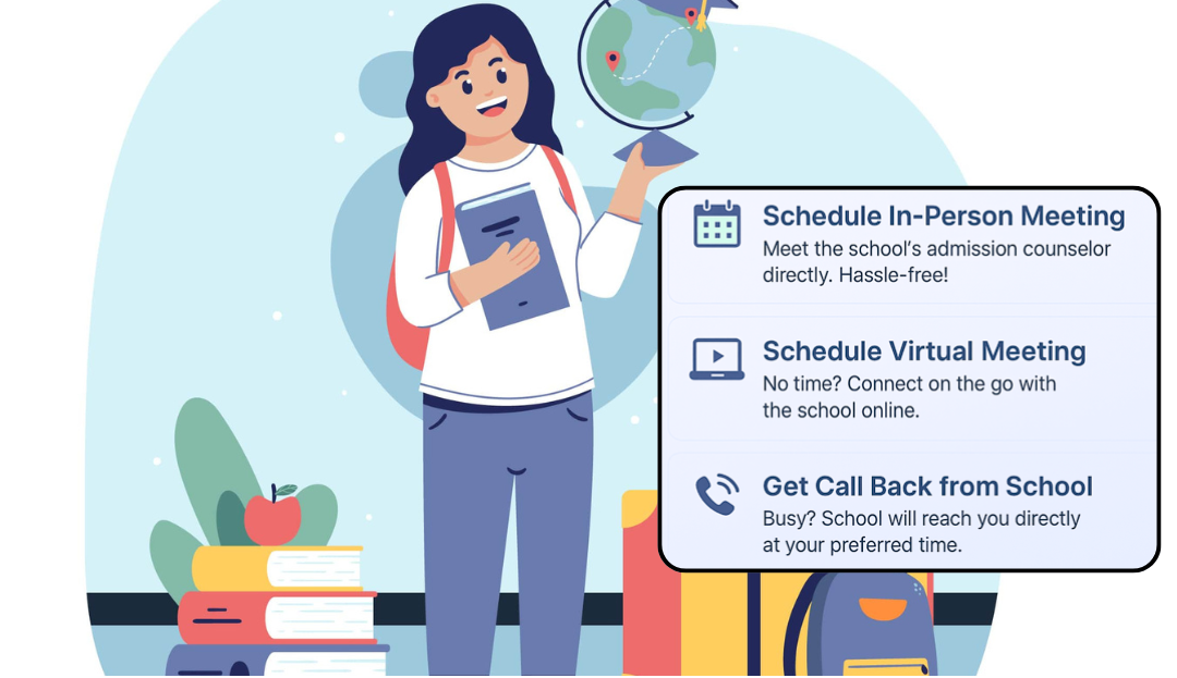 Schedule School Visits & Virtual Meetings Instantly | EzyAdmit – Real-Time Admission Meeting Platform